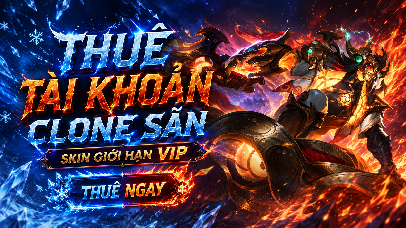 Tài Khoản Clone Sẵn Skin Giới Hạn VIP